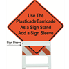 Type I & II Universal Plastic Barricades