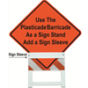 Type I & II Universal Plastic Barricades