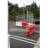 Plastic Water Filled Barrier with Fence 32 x 72 Water Wall w/ Fence