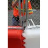 Plastic Water Filled Barrier with Fence 32 x 72 Water Wall w/ Fence