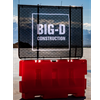 Orange Safety Barrier With Fence Included
