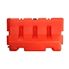 42 x 72 LCD Plastic Water Barriers Orange Optional