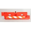 plastic airport barricade 24x96x14