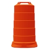 Orange Traffic Drums No Sheeting Base Rubber Base 