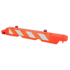 Plastic Water Fillable Airport Barricade Plastic Airport Barricade 10x96x10