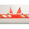 Plastic Water Fillable Airport Barricade Plastic Airport Barricade 10x96x10