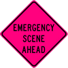 EMERGENCY SCENE AHEAD