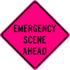 EMERGENCY SCENE AHEAD
