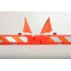 Plastic Airport Barricade 10x96x10