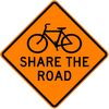 BIKE SYMBOL SHARE THE ROAD