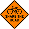 BIKE SYMBOL SHARE THE ROAD