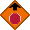 STOP AHEAD SYMBOL