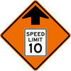 SPEED LIMIT AHEAD