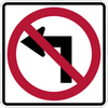 NO LEFT TURN SYMBOL