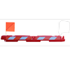 Plastic Airport Barricade 10" x 96" x 10"