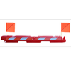 Plastic Airport Barricade 10" x 96" x 10"