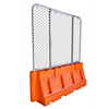 32 x 72 Barrier w/ Fence - Orange