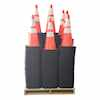 300 Traffic Cones Full Pallet 28" 7lb w/ 4" & 6" H