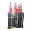 200 Traffic Cones Full Pallet 28" 10lb w/ 4" & 6" 