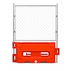 32 x 72 Hydrocade Barricade w/ Fence - Orange