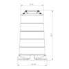Traffic Drums EG Sheeting w/ Bases 