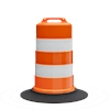 Traffic Drums EG Sheeting w/ Bases  Traffic Drums EG Sheeting w/ Bases