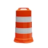 Traffic Drums EG Sheeting w/ Bases  Traffic Drums EG Sheeting w/ Bases