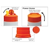 Traffic Drums EG Sheeting w/ Bases  Traffic Drums EG Sheeting w/ Bases