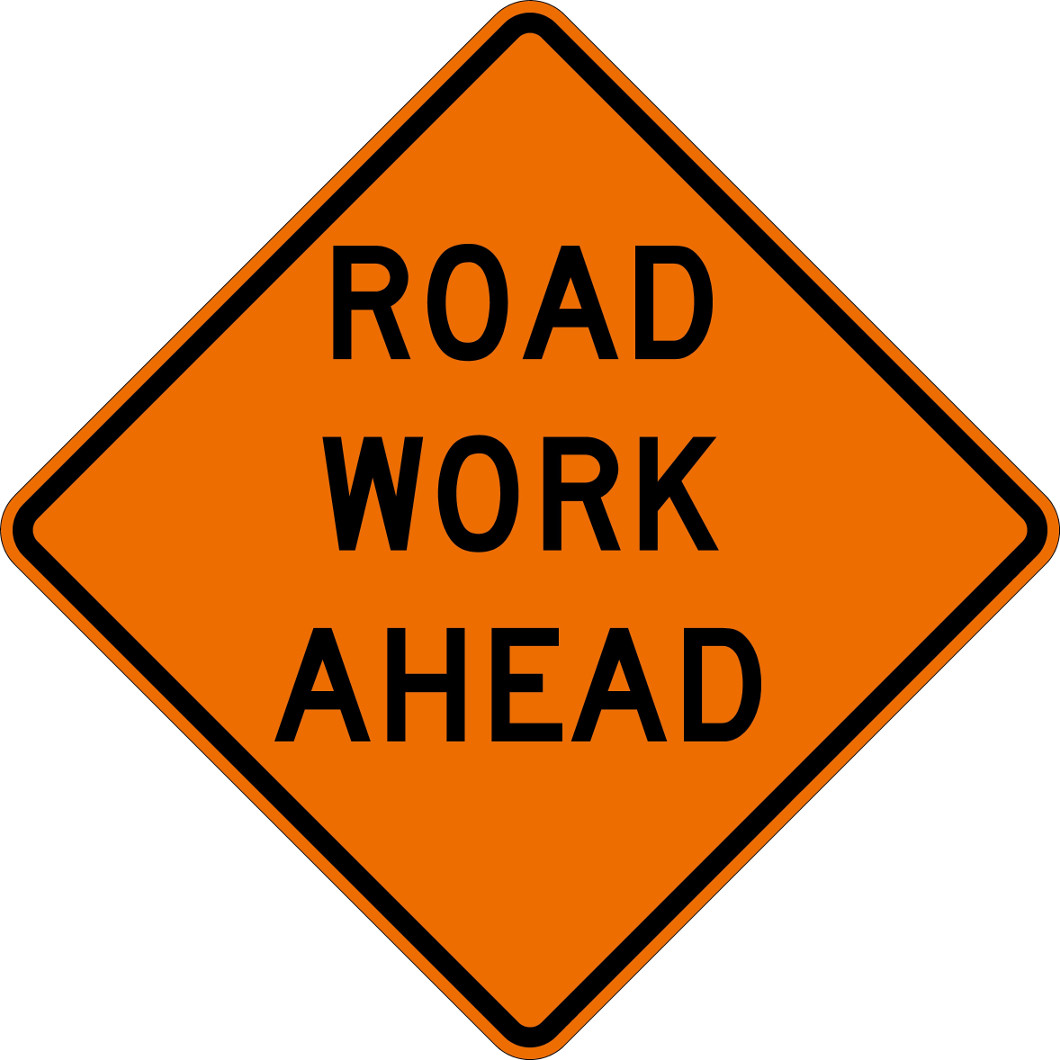 image.title Orange Construction Signs Warn You