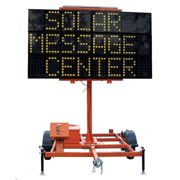 Portable Solar Traffic Message Boards