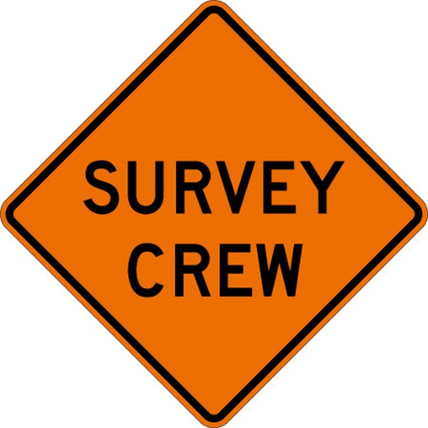 24" Standard Reflective Survey Crew