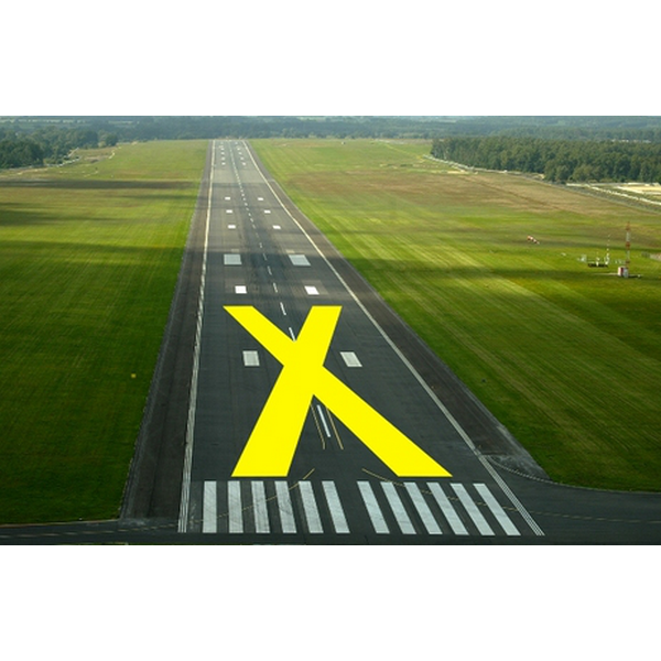 Airport Runway Closure Marker X