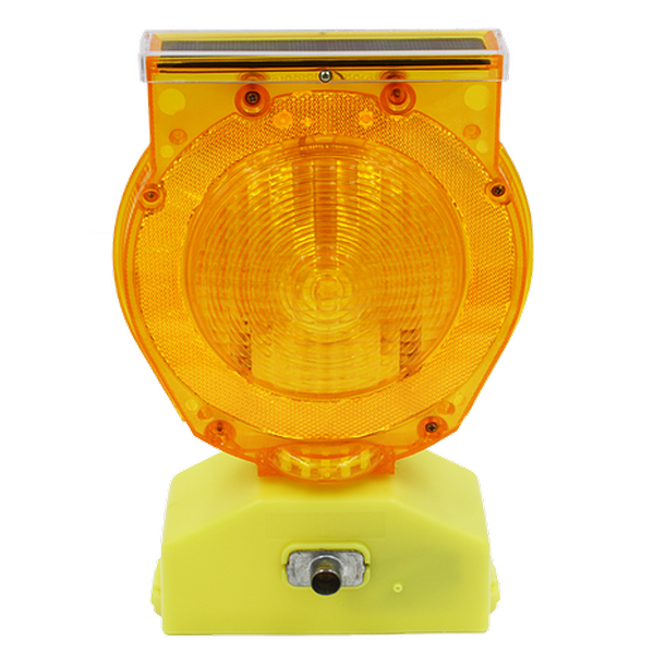Yellow or Red Solar Barricade Light