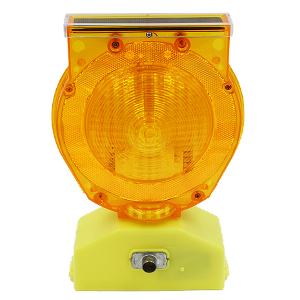 Yellow or Red Solar Barricade Light