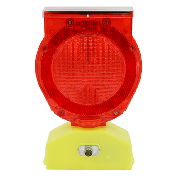 Yellow or Red Solar Barricade Light