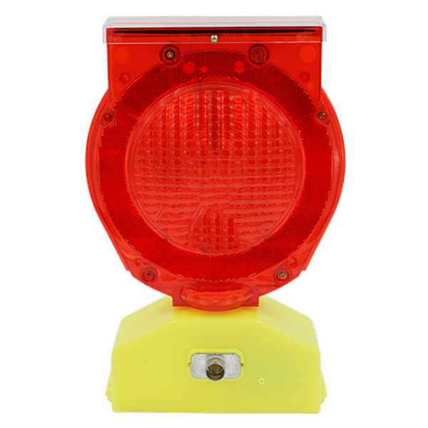 Yellow or Red Solar Barricade Light