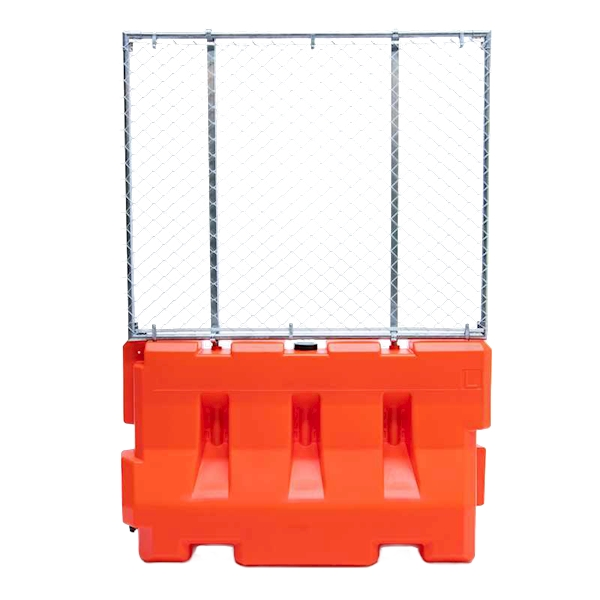 42 x 72 LCD Plastic Water Barriers With Fence Syst