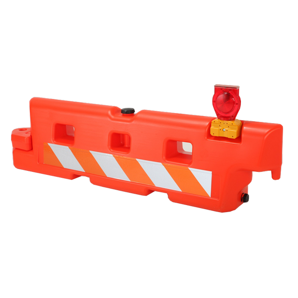 plastic airport barricade 24x96x14