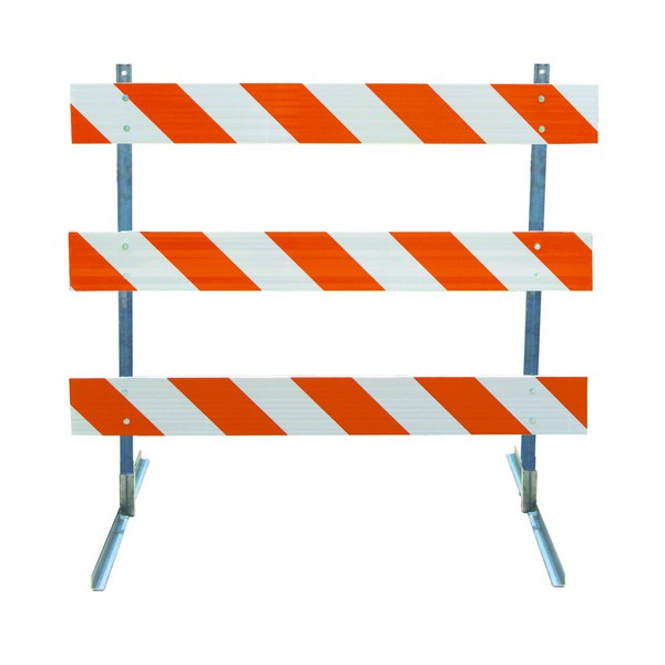 Type III Plastic Barricades 96" Wide