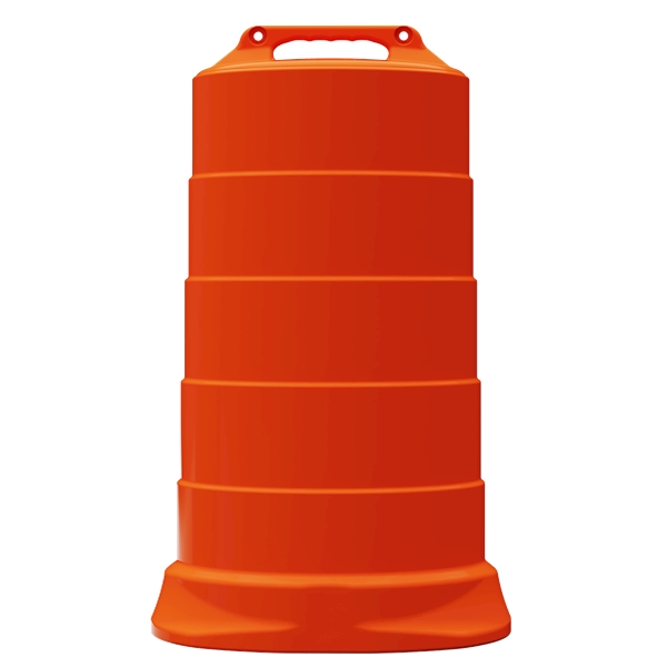 Traffic Barrels No Sheeting Base Rubber Base 25lbs