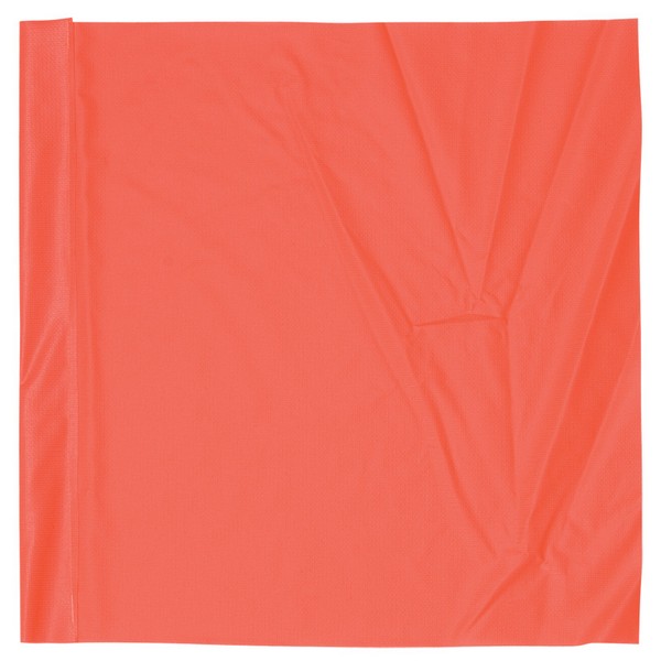 Orange Safety Flag 13" x 13" Flag No Dowel Safety Flags