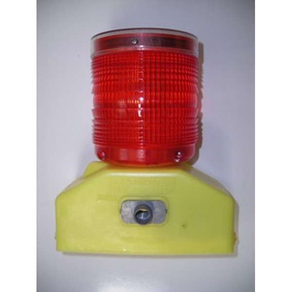 Yellow Solar 360 Degree Airport Light With Base 360 Red Airport Light With Base