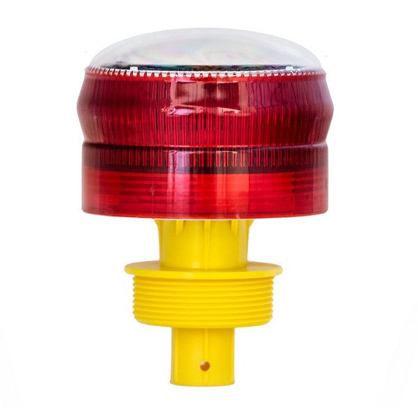 360 Red Solar Flashing Airport Light