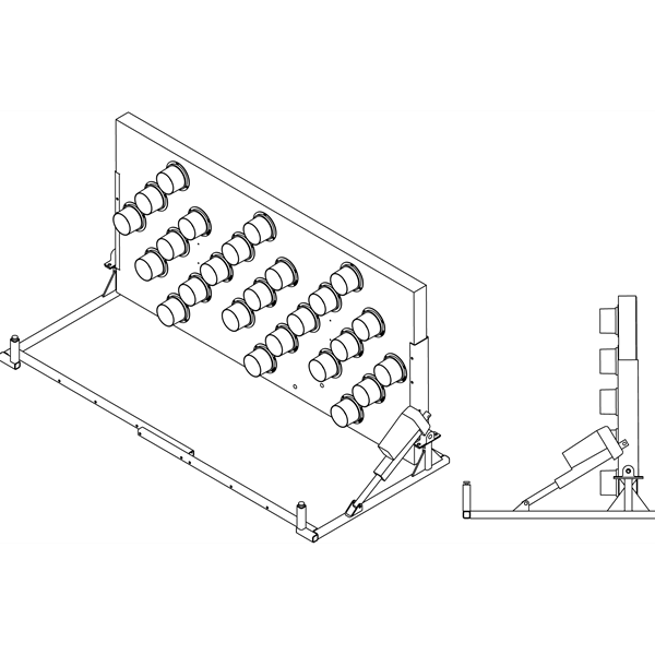 Arrow Board Dimensions Fits 24x48" and 30x60" Boar