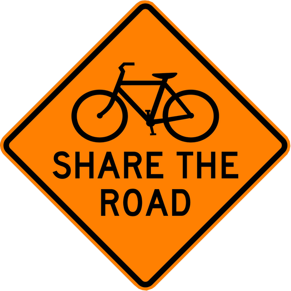 BIKE SYMBOL SHARE THE ROAD