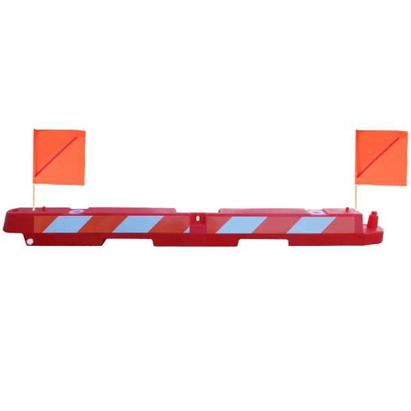 Plastic Airport Barricade 10" x 96" x 10"