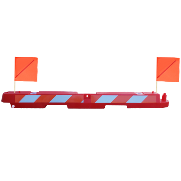 Plastic Airport Barricade 10" x 96" x 10"