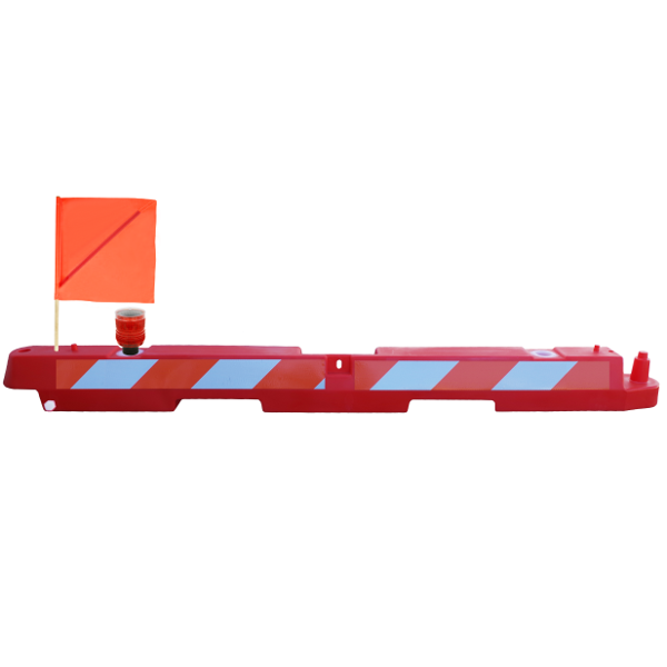 Plastic Airport Barricade 10" x 96" x 10"