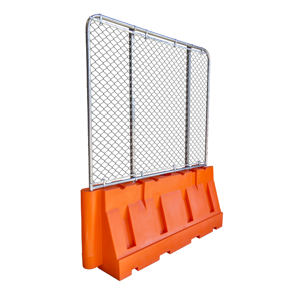 32 x 72 Barrier w/ Fence - White
