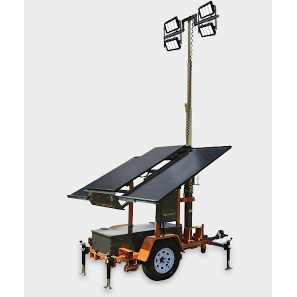 Sunray LTS-160N Solar Light Tower 750W Solar Array